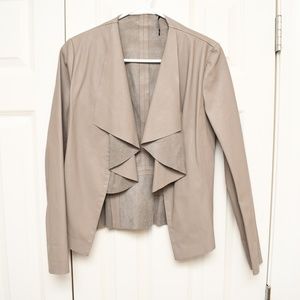 ZARA Suede/ Faux Leather Jacket